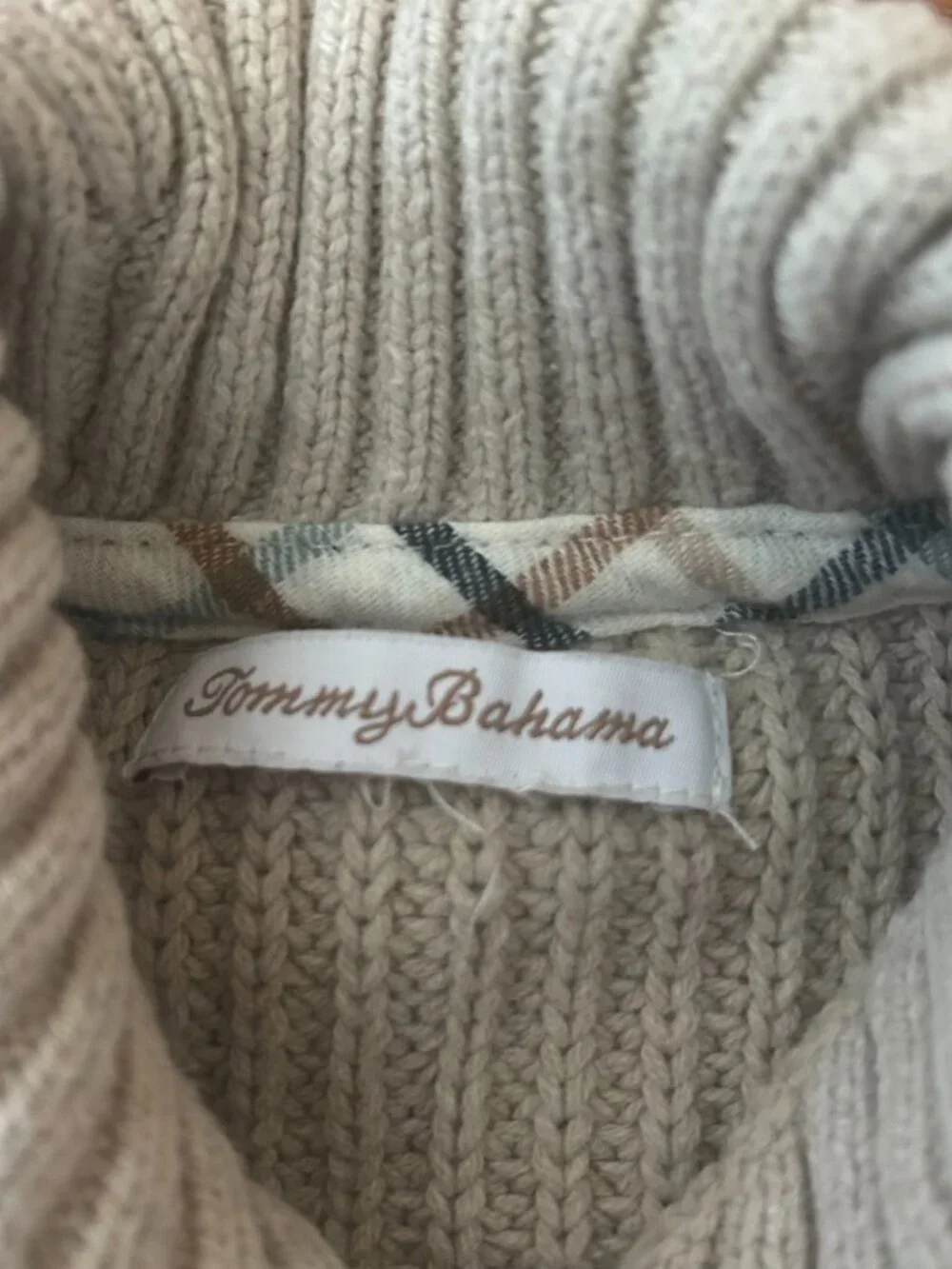 Tommy Bahama Baby Boy Chunky Ribbed Cardigan Sweater Size 3-6 Months iPreppy